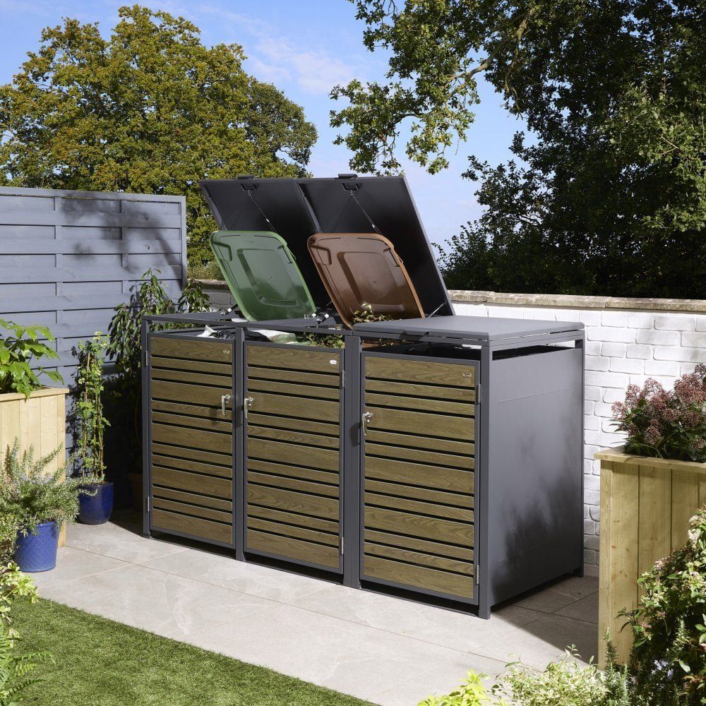 Chelsea Triple Bin Store – Oak