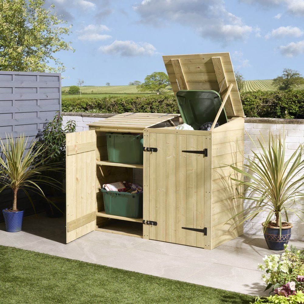 Premier Shiplap Single Bin Store With Box Store