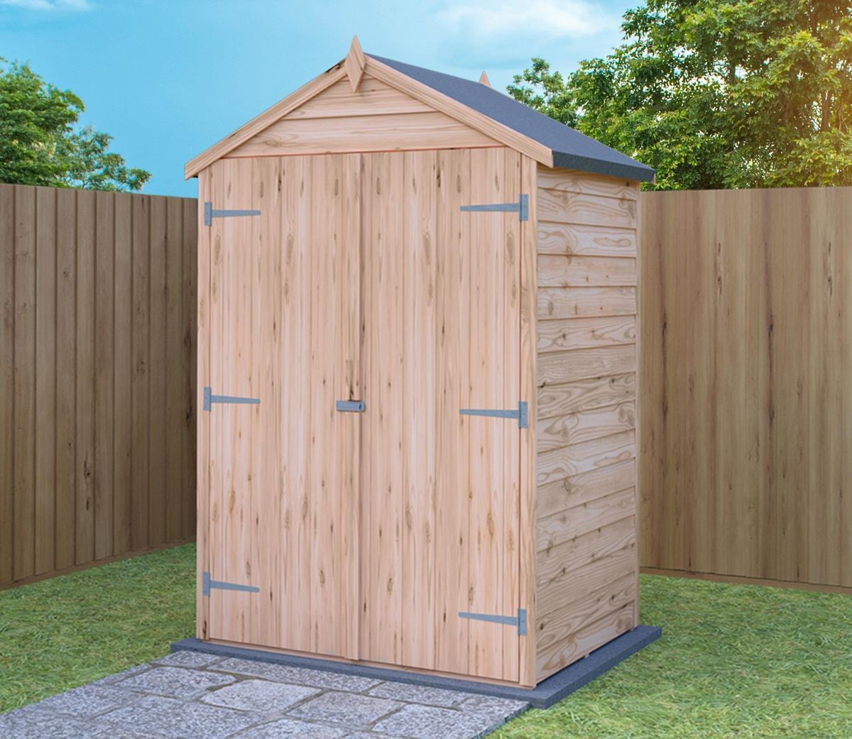 Shire Overlap 4 x 3 ft Dip Treated Shed